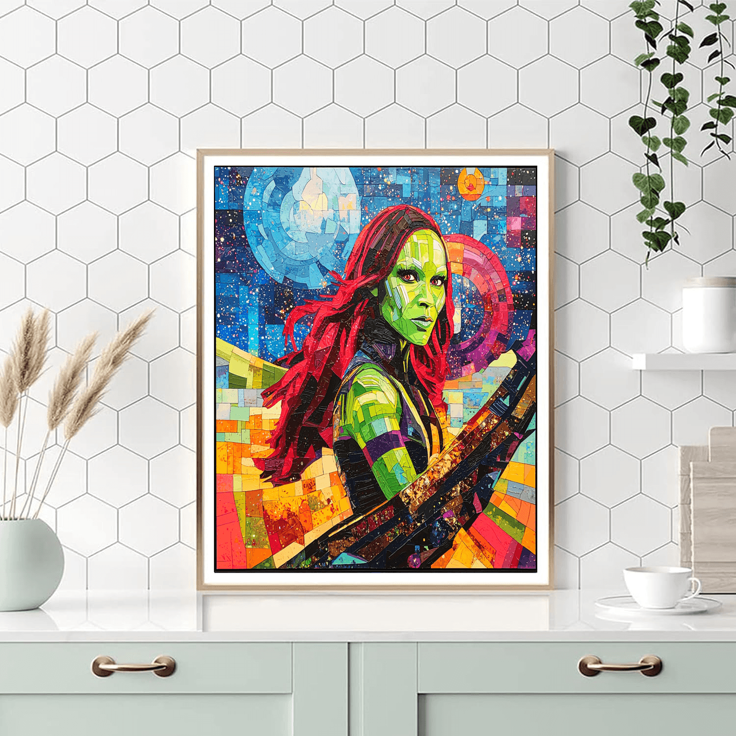 Zoe Saldana: The Cosmic Navigator Of Star-lord's Journey Paint By Numbers Kits
