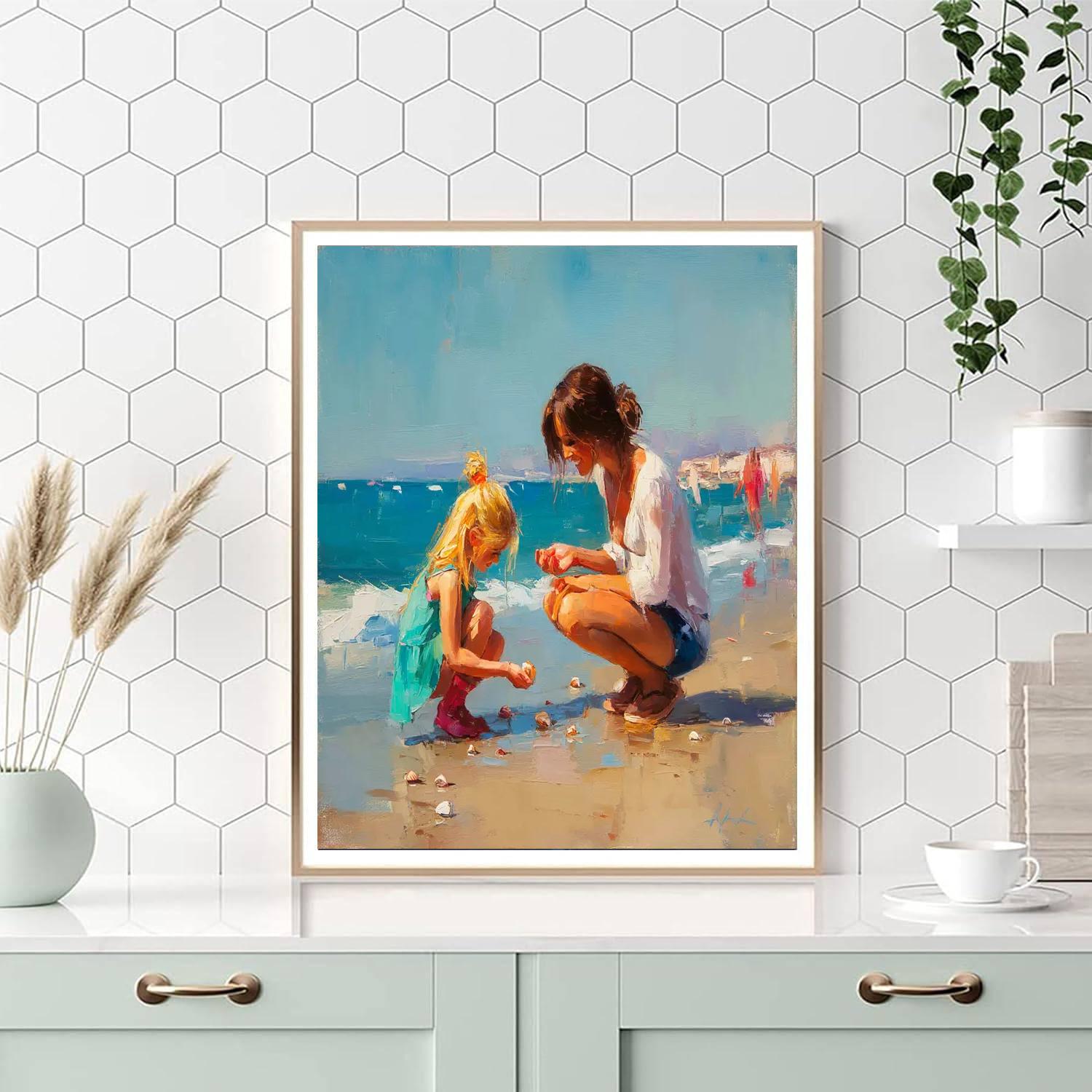 Seashells And Stories Painting Number Kit