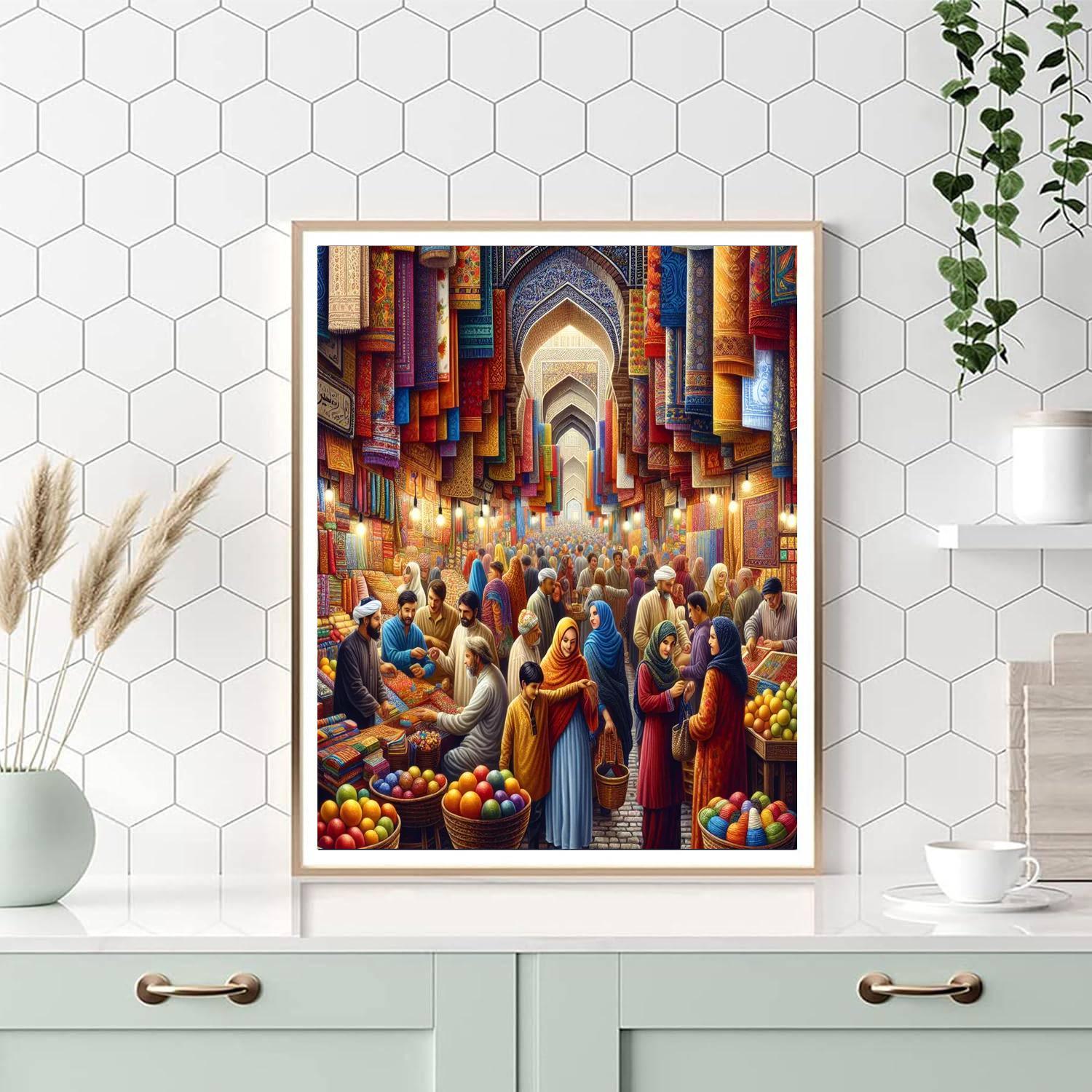 Lively Bazaar Wonders Paint By Color