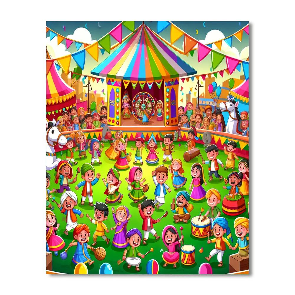 Fairy Tale Festival Number Painting