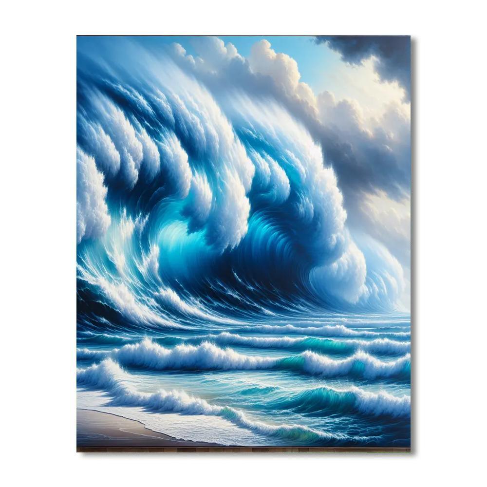 Enchanting Ocean Wave Paint By Number