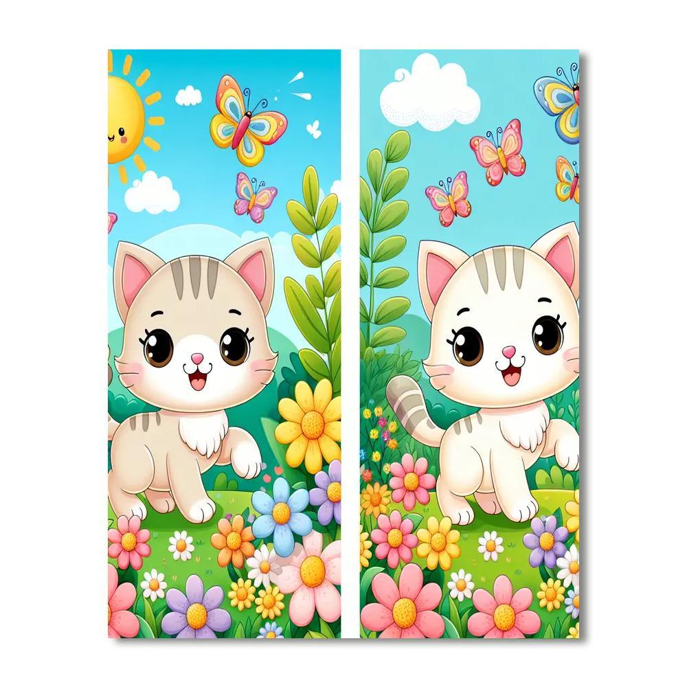 Curious Kittens Explore Paint By Number