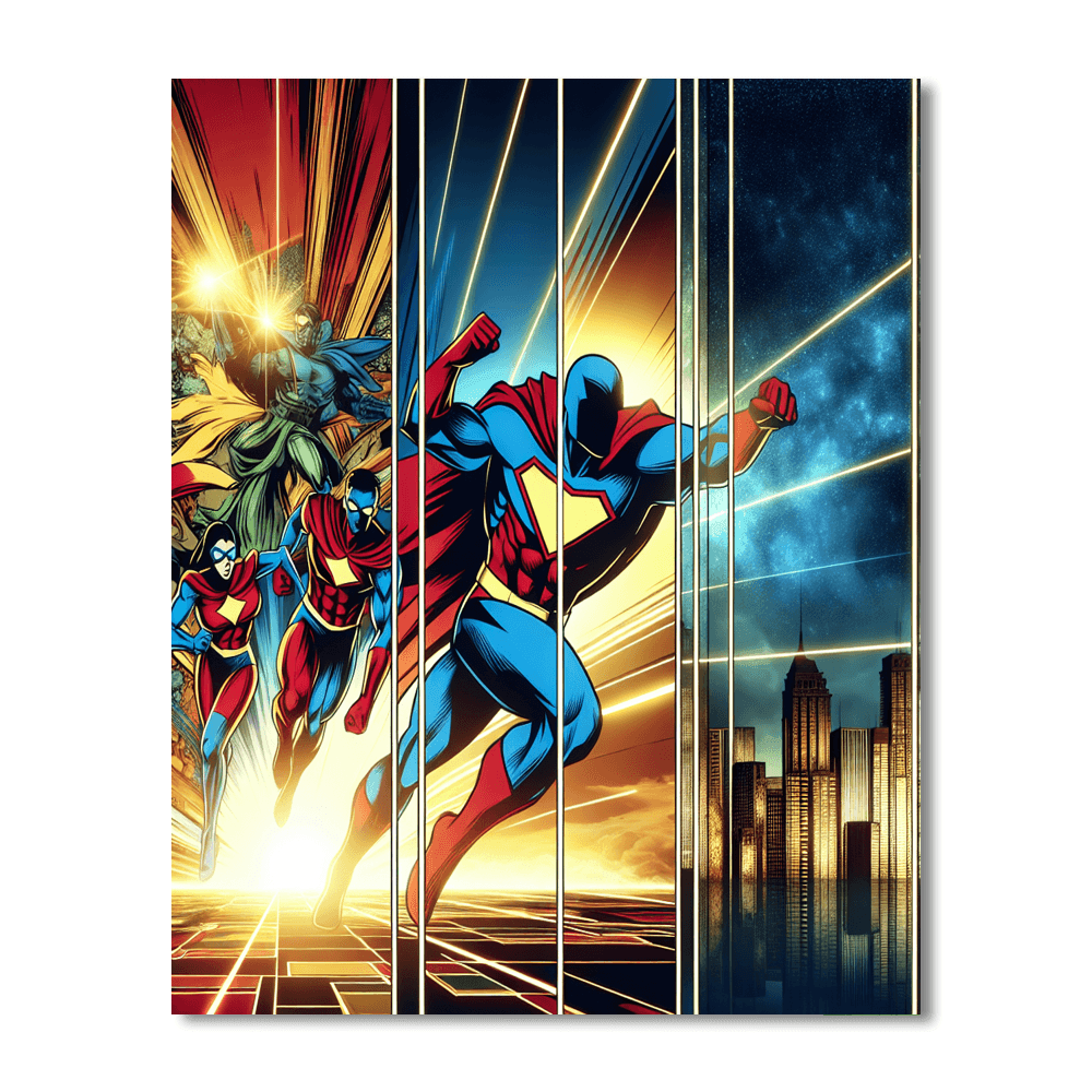 Marvel's Heroic Universe Paint By Color