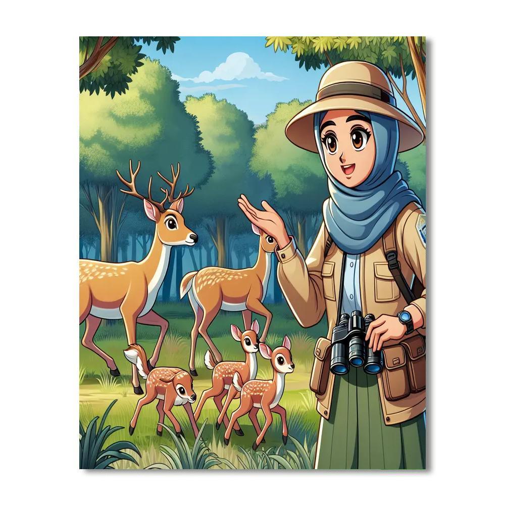 Wildlife Ranger Challenge Painting By Numbers Kit