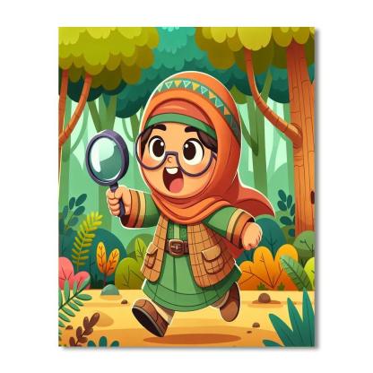 Enthusiastic Little Explorer Paint By Numbers Kits