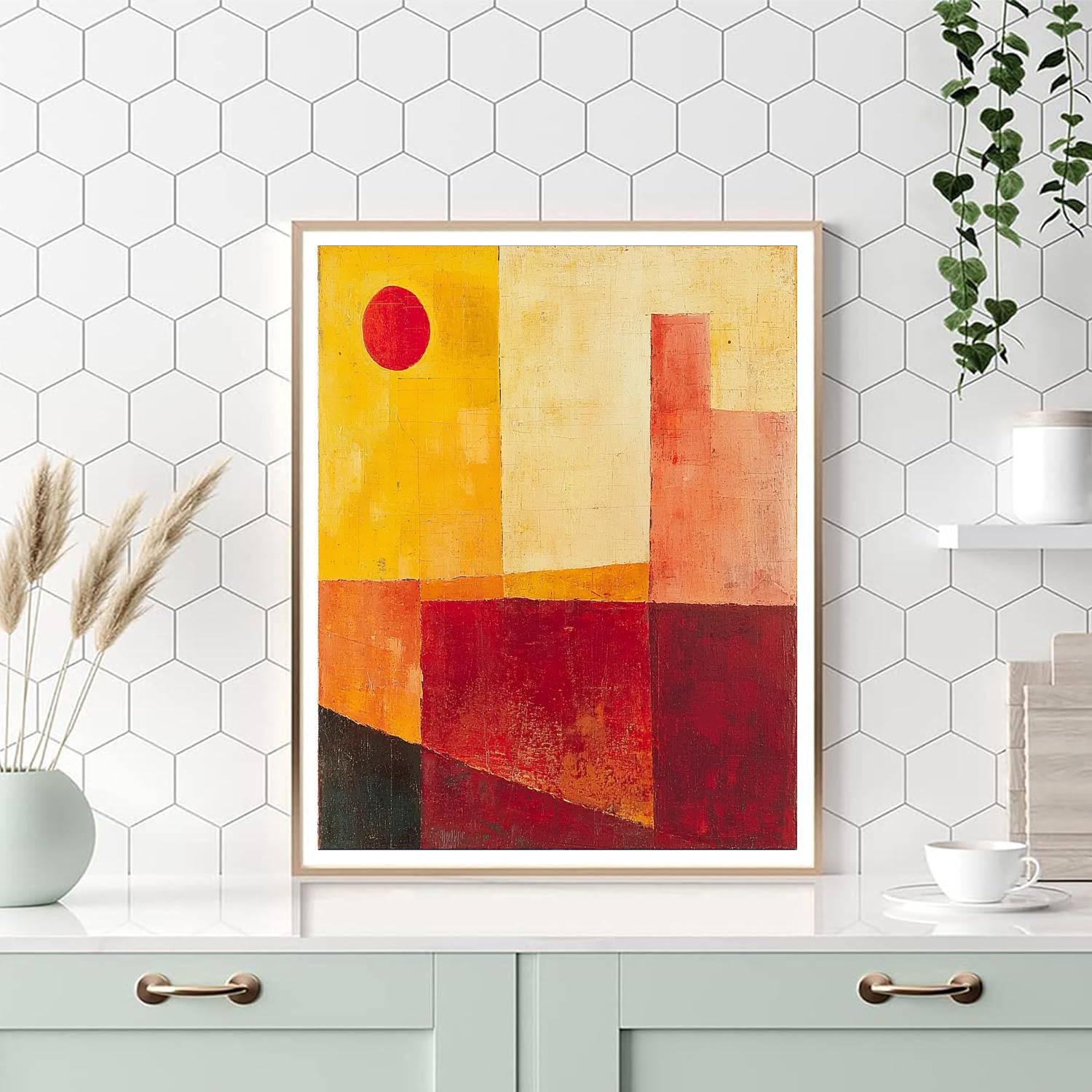 Paul Klee Inspired Balance Of Color And Form  Paint By Number