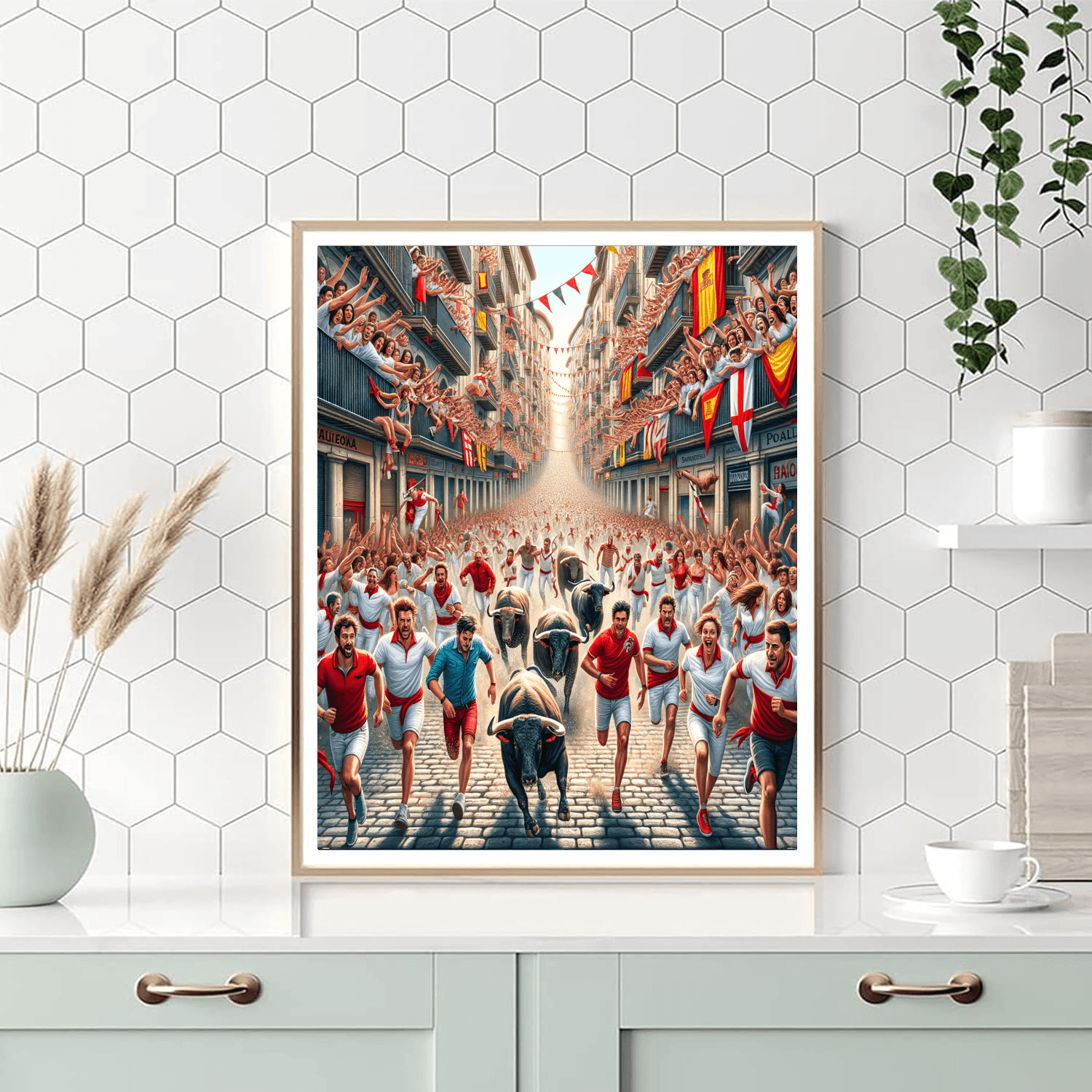 Festival Of San Fermin - Spain Paint By Number