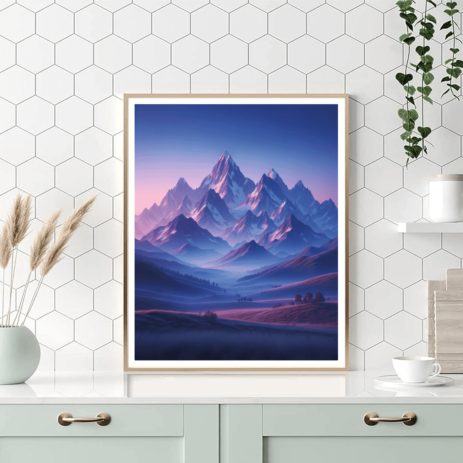 Mountain Dawn Symphony Paint By Number