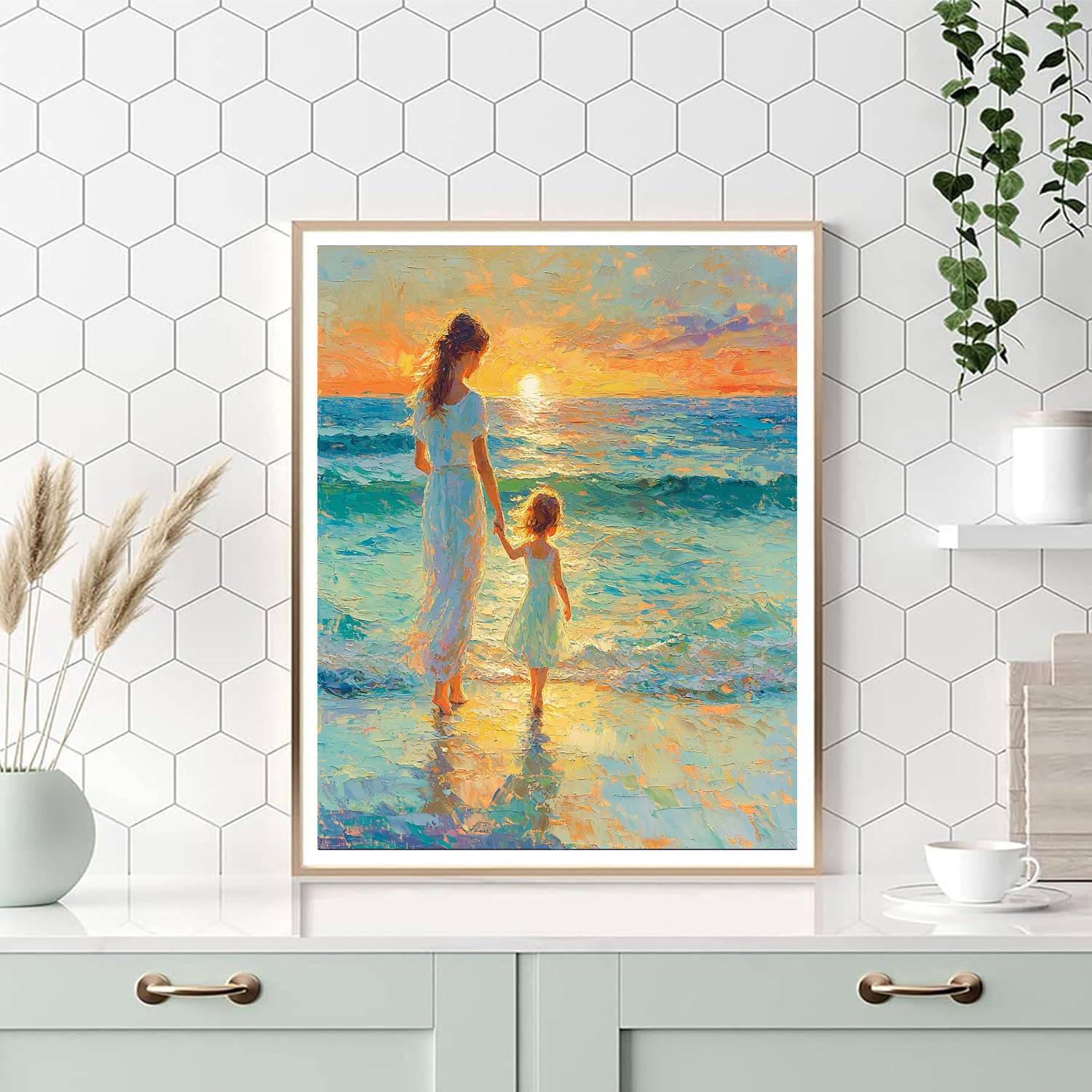 Mother's Ocean Of Love Numbered Painting Kits