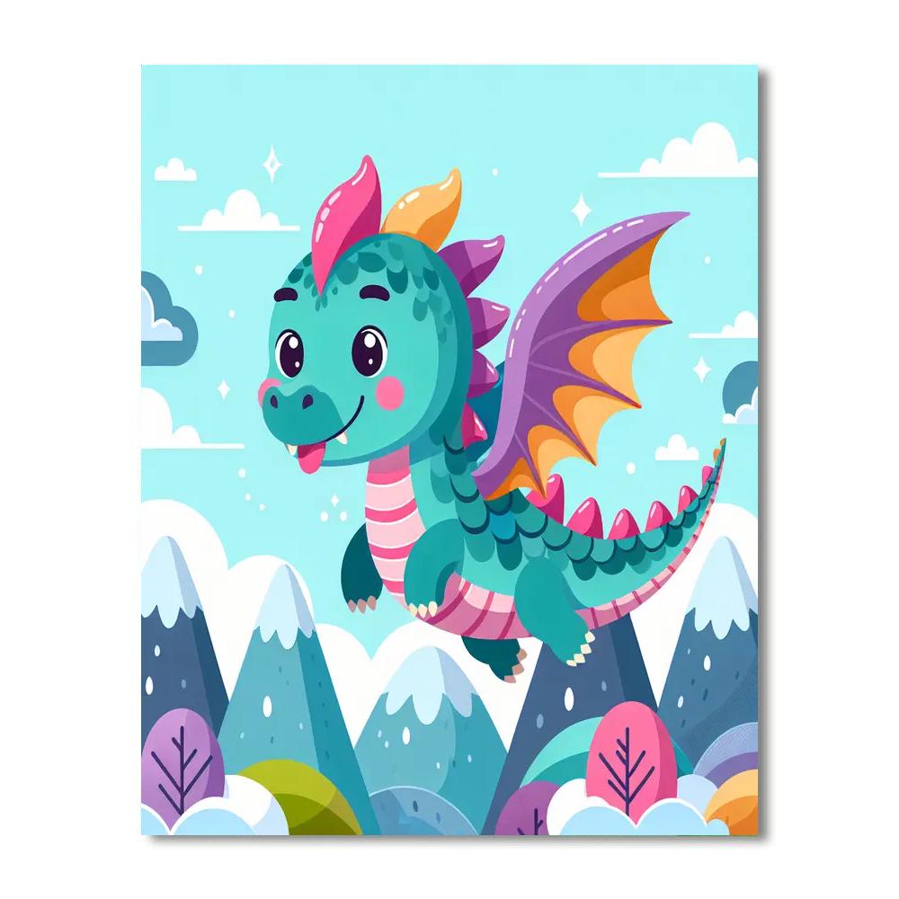 Mystic Dragon Numbered Painting Kits