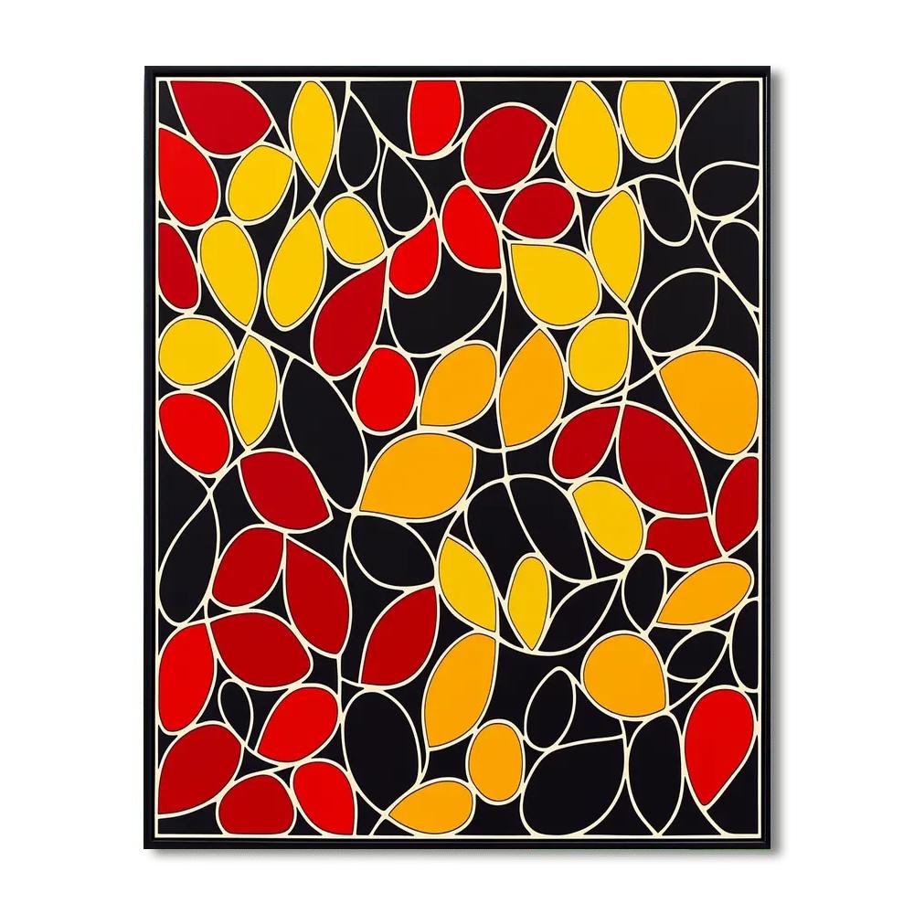 Yayoi Kusama Inspired Infinite Harmony  Paint By Numbers