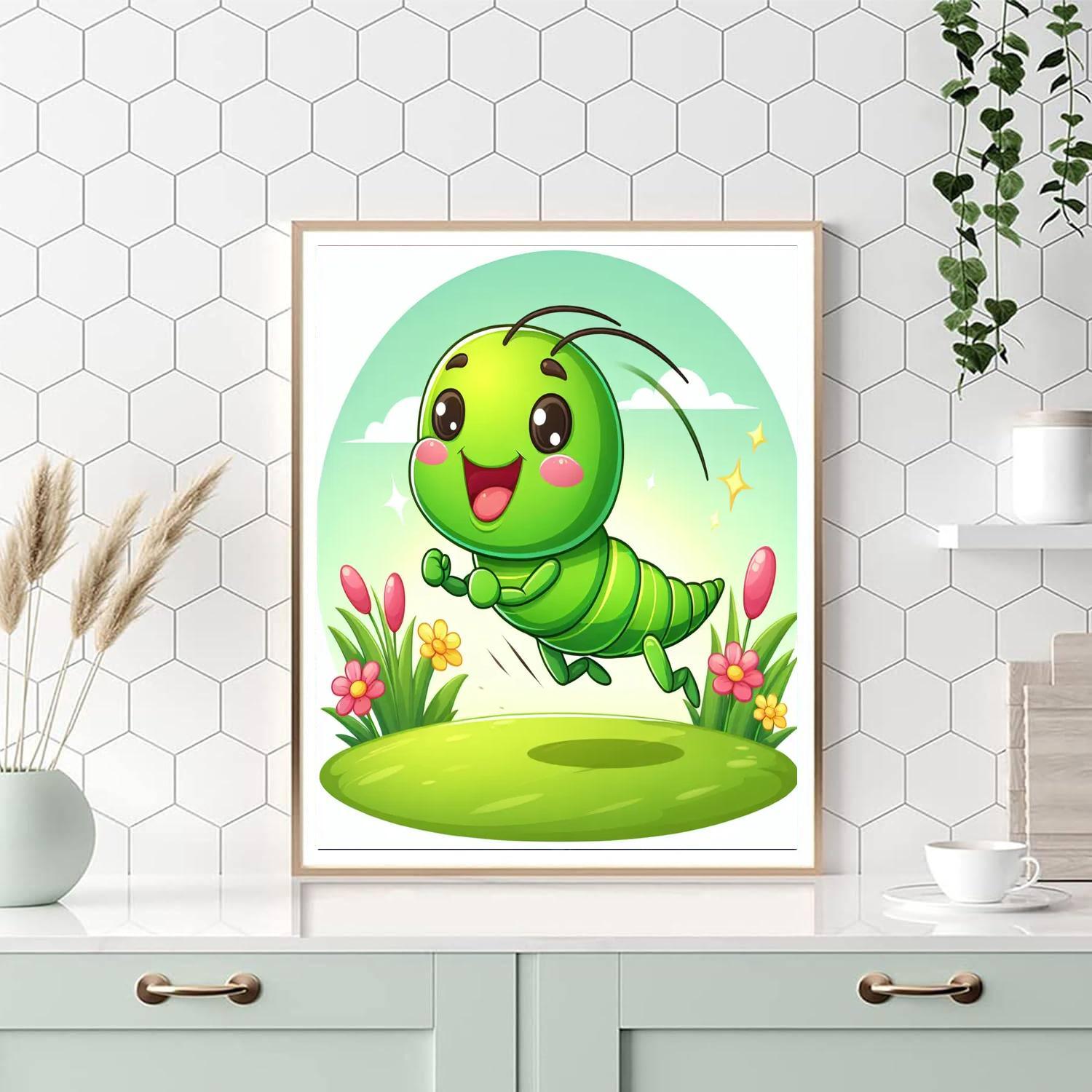 Energetic Cricket Painting By Numbers Kit