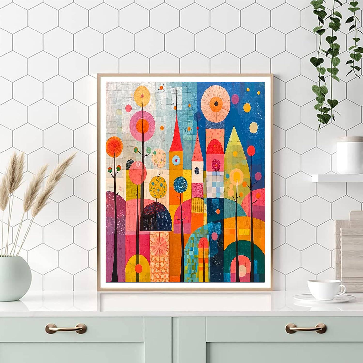 Paul Klee Inspired Childlike Imagination  DIY Paint By Numbers