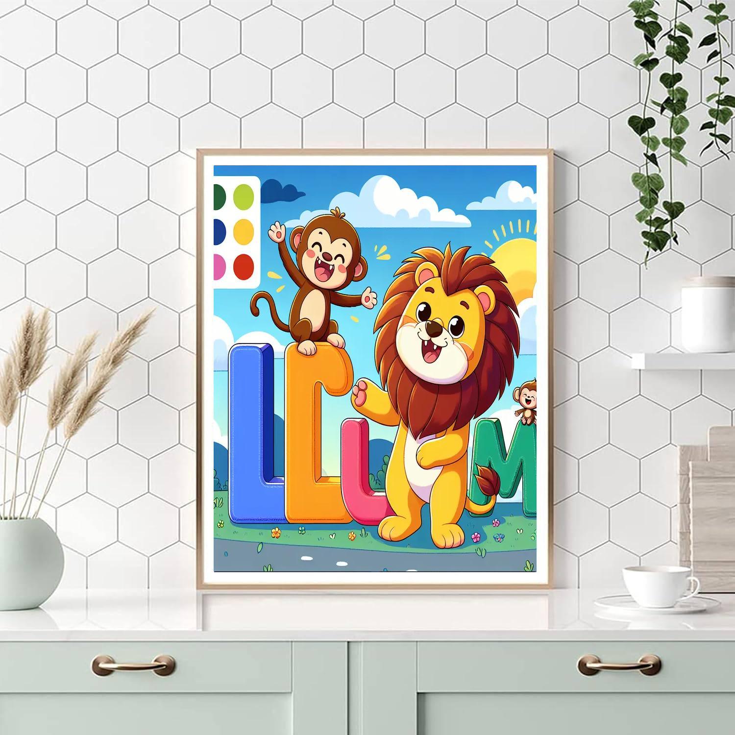 Adventure With Alphabets Paint By Number