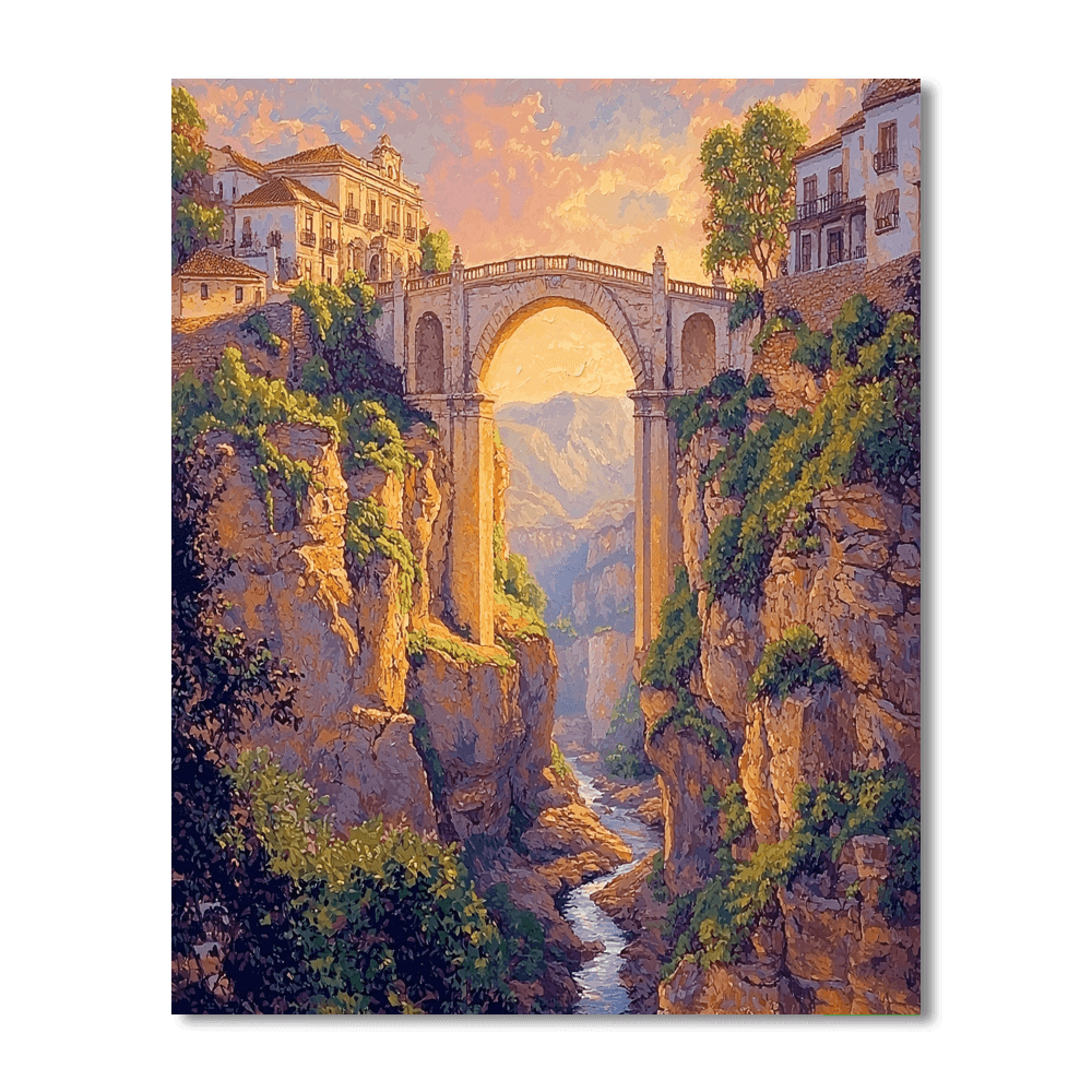 Ronda's Puente Nuevo Numbered Painting Kits
