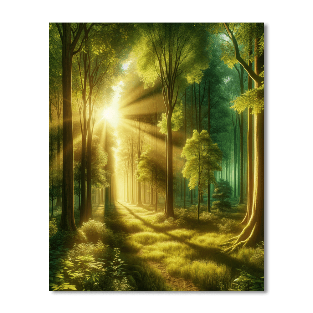 Whimsical Forest Glade DIY Paint By Numbers