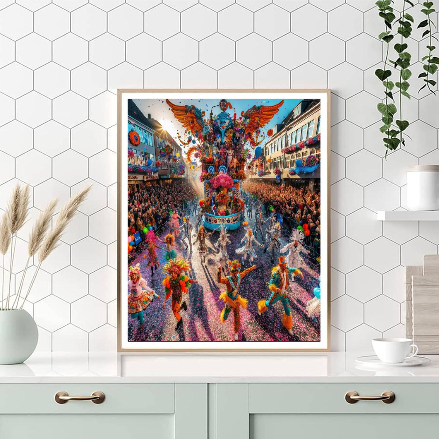 Carnival Of Aalborg Paint By Numbers Kits