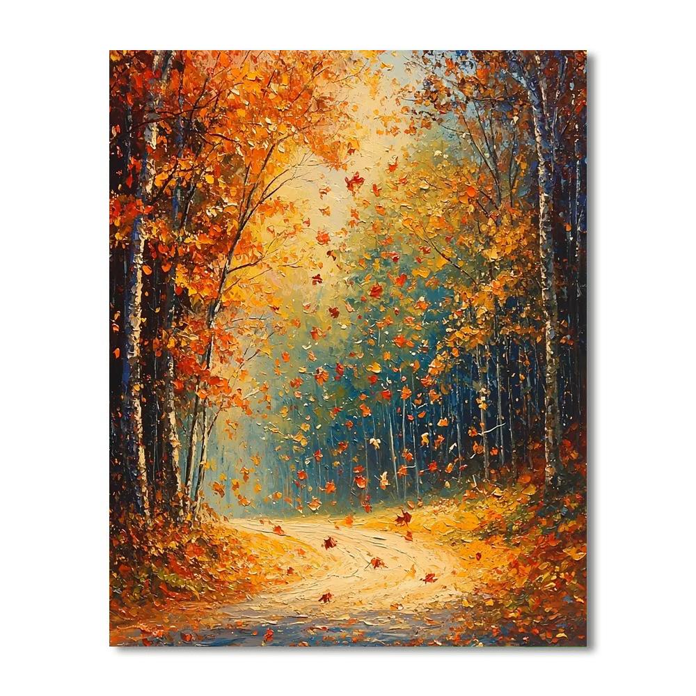 Claude Monet Inspired Autumnal Delight  Paint By Numbers