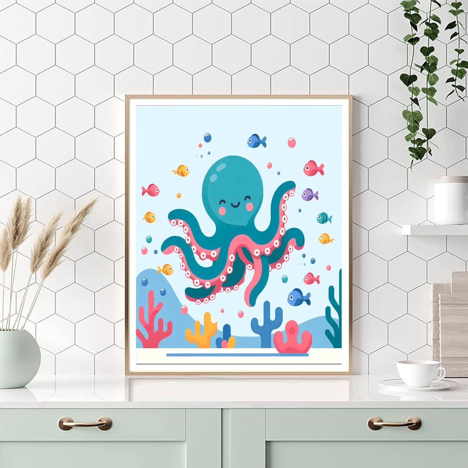 Dancing Octopus Paint By Numbers Kits