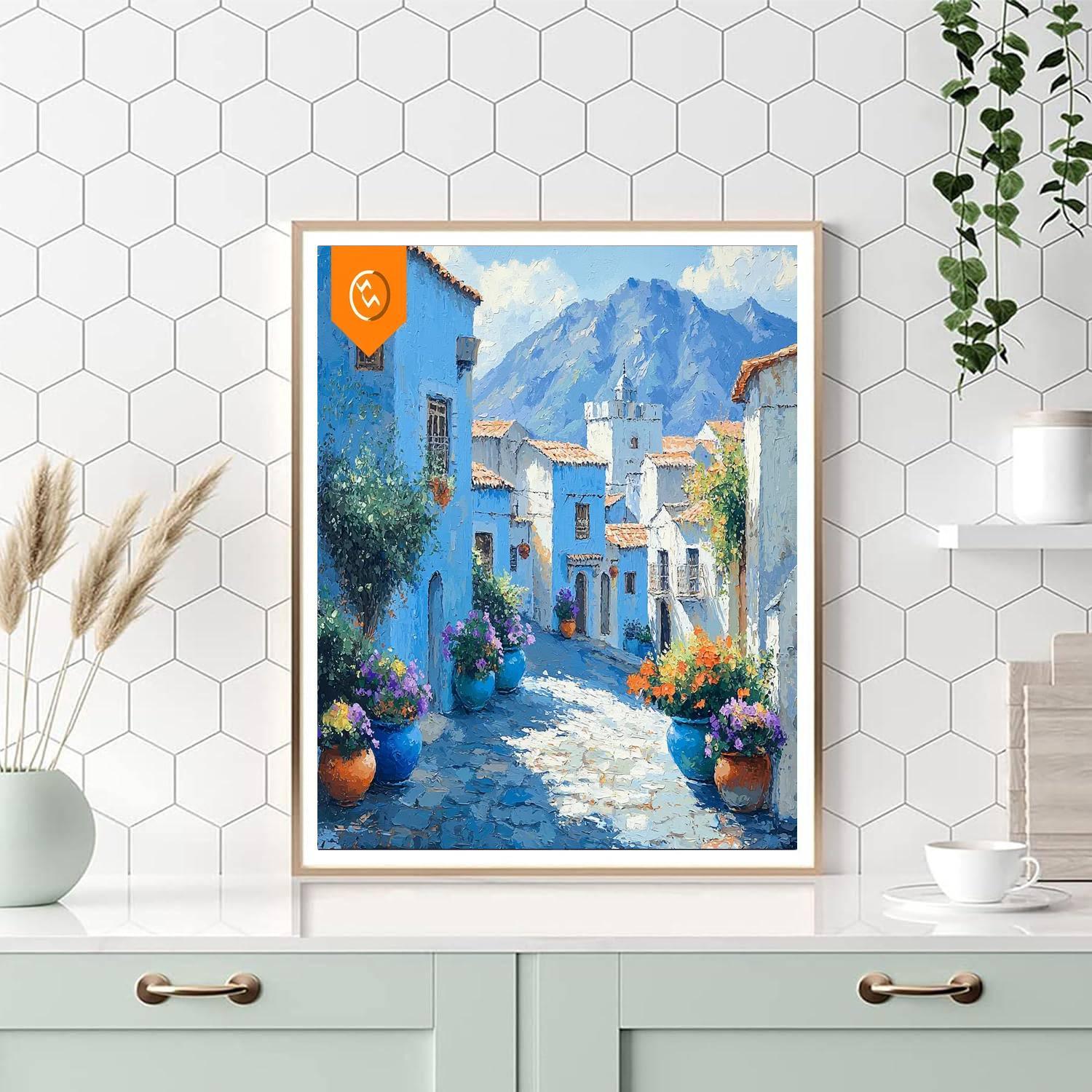 The Blue City - Chefchaouen Paint By Number