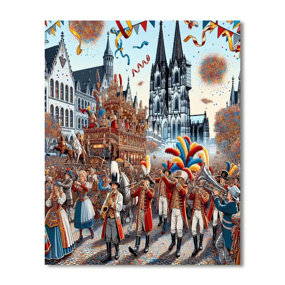 Carnival In Cologne - Germany Paint By Number
