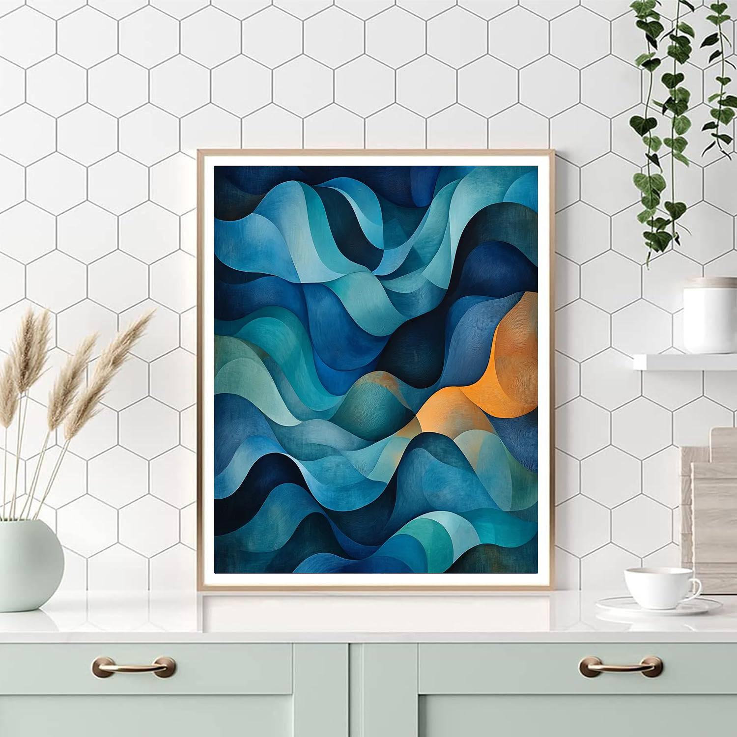 Max Ernst Inspired Fluid Dreamscapes  Paint By Numbers