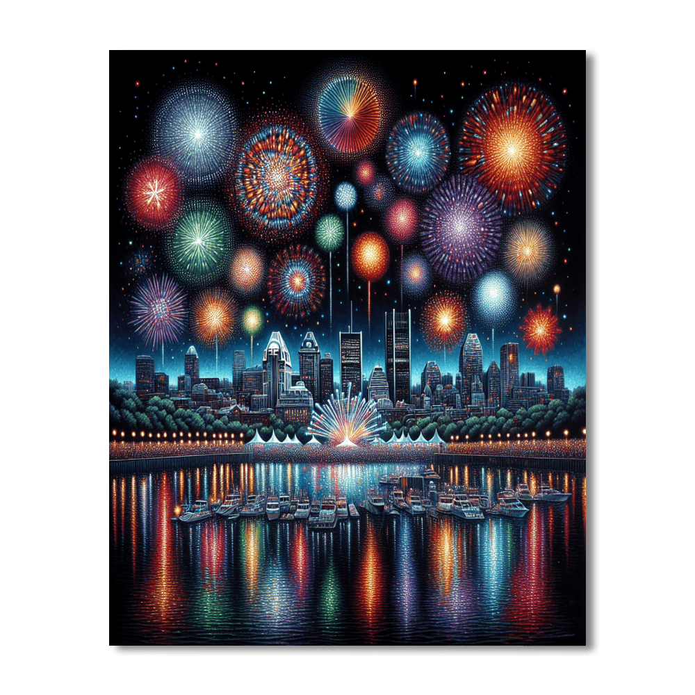International Fireworks Competition - Canada Numbered Painting Kits