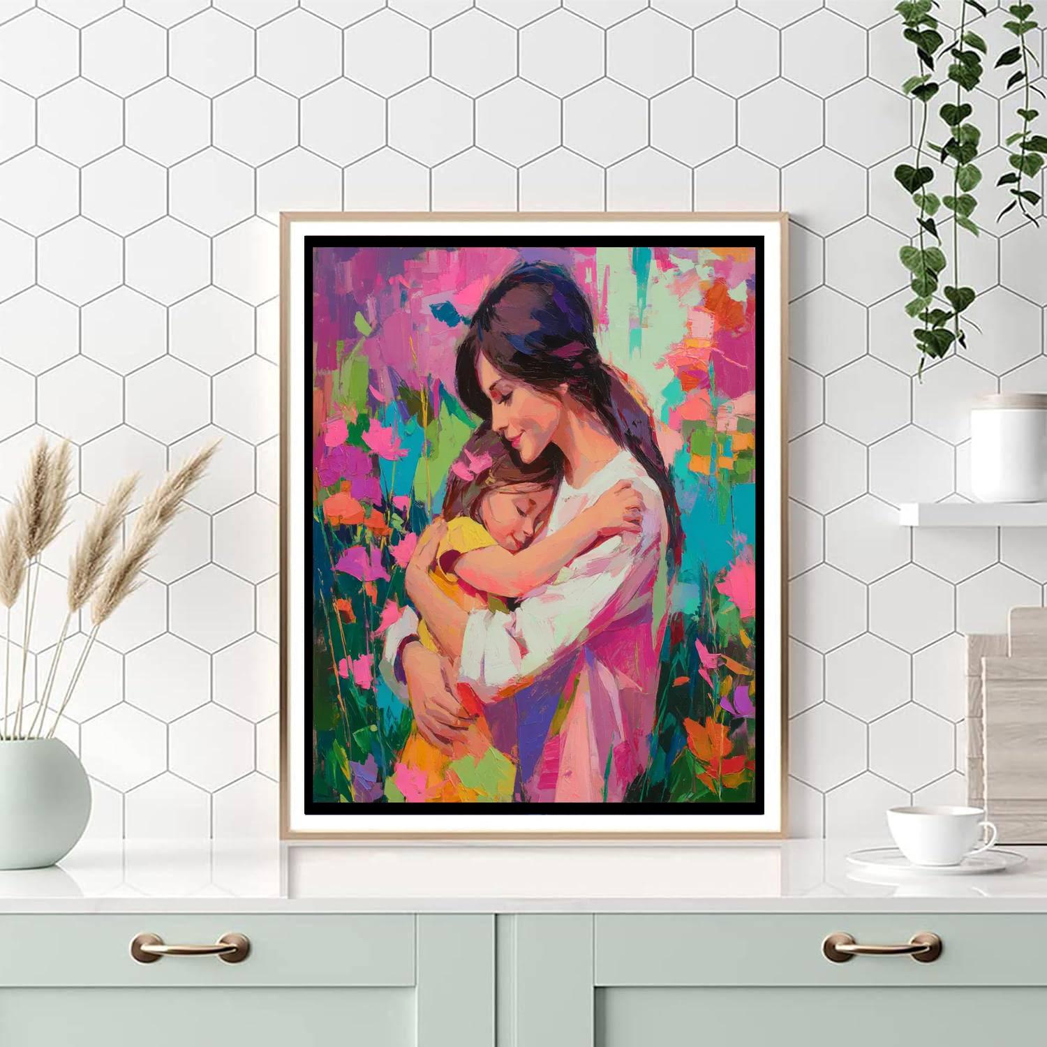 Love Blossoms Between Us Painting Number Kit