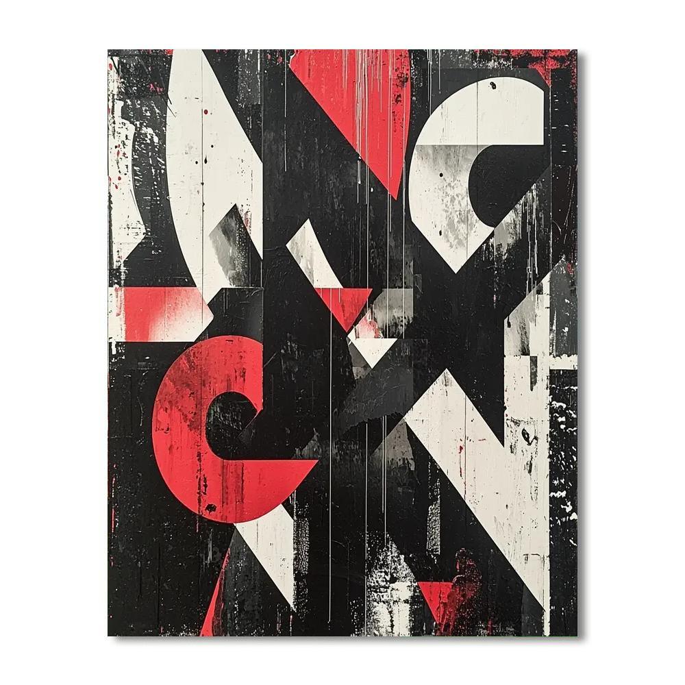 Banksy Inspired Silent Protest  Paint By Color