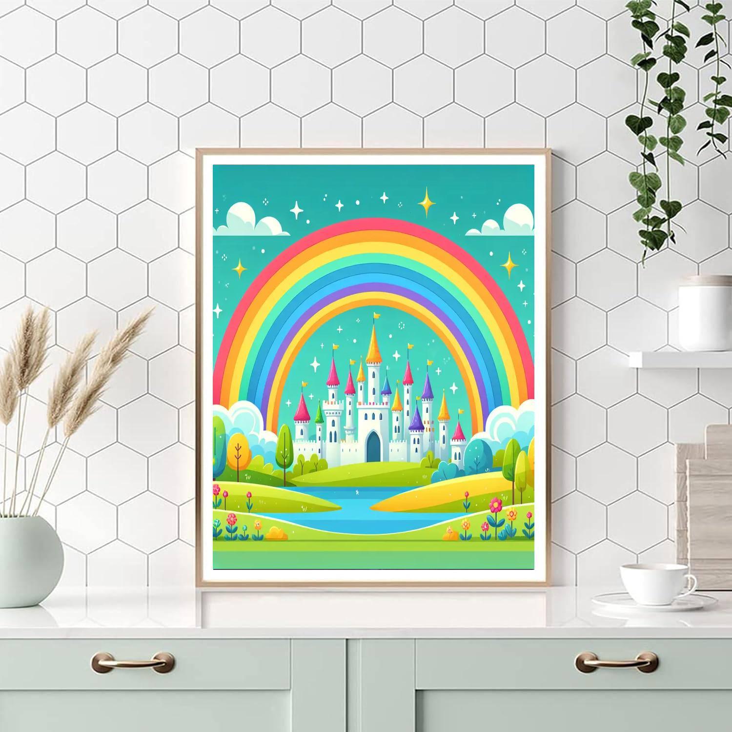 Rainbow Kingdom Paint By Numbers