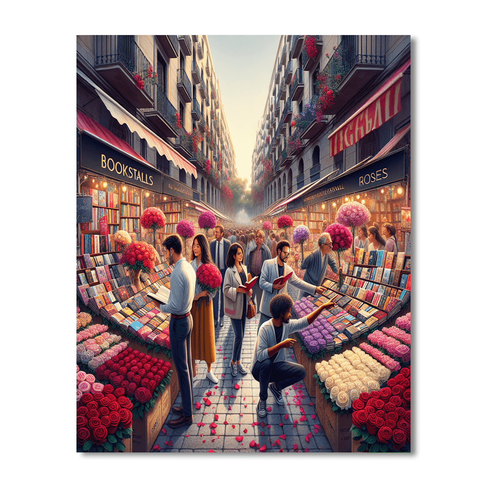 Sant Jordi's Day - Spain DIY Paint By Numbers