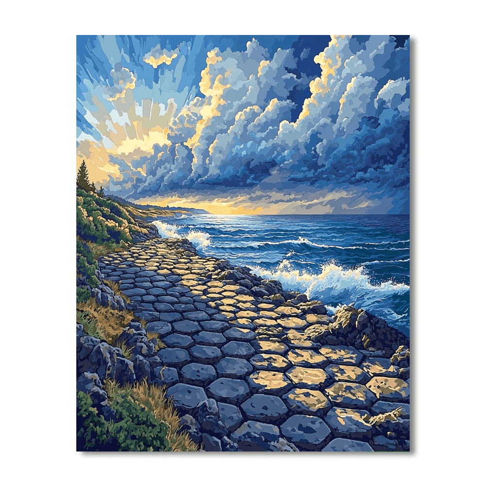 Giants Causeway - Northern Ireland Paint By Numbers