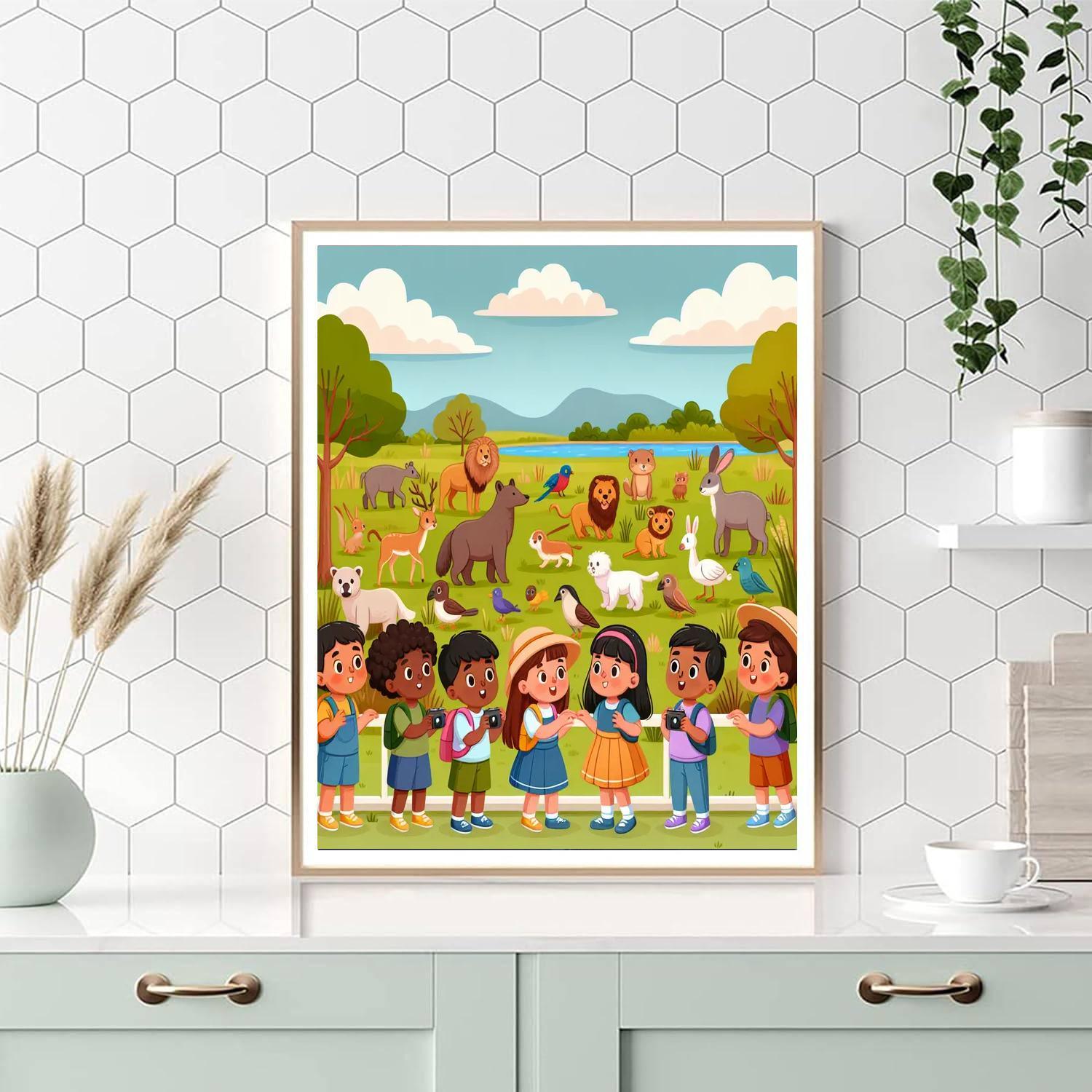 Wildlife Watch Number Painting