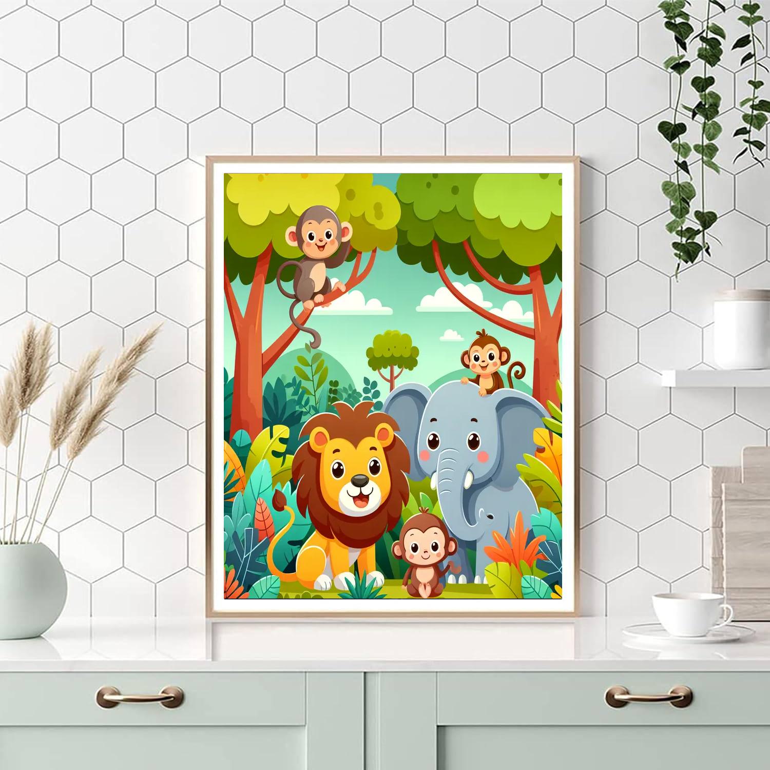 Daring Animal Explorers Paint By Color