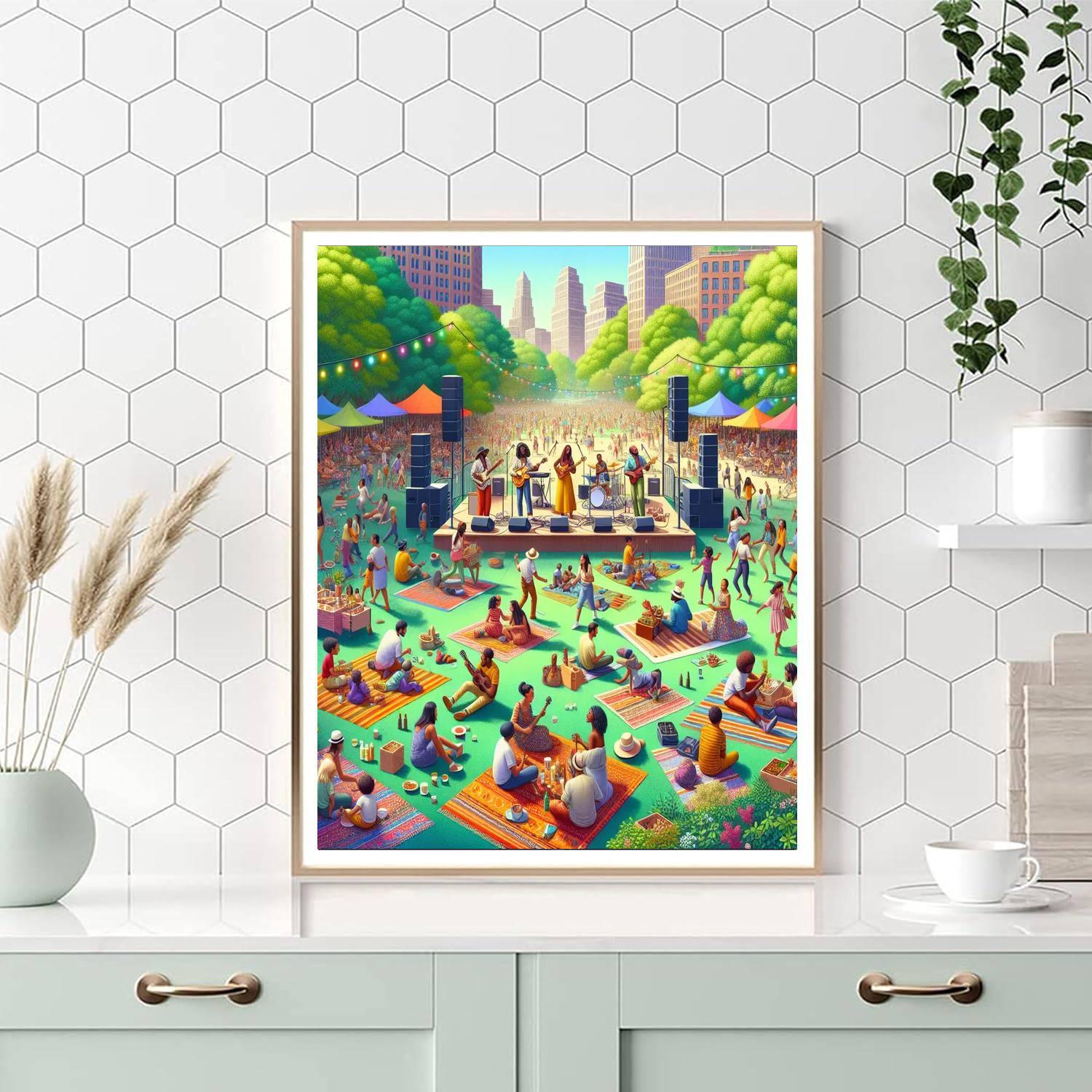 Harlem Meer Performance Festival - Usa Paint By Numbers Kits