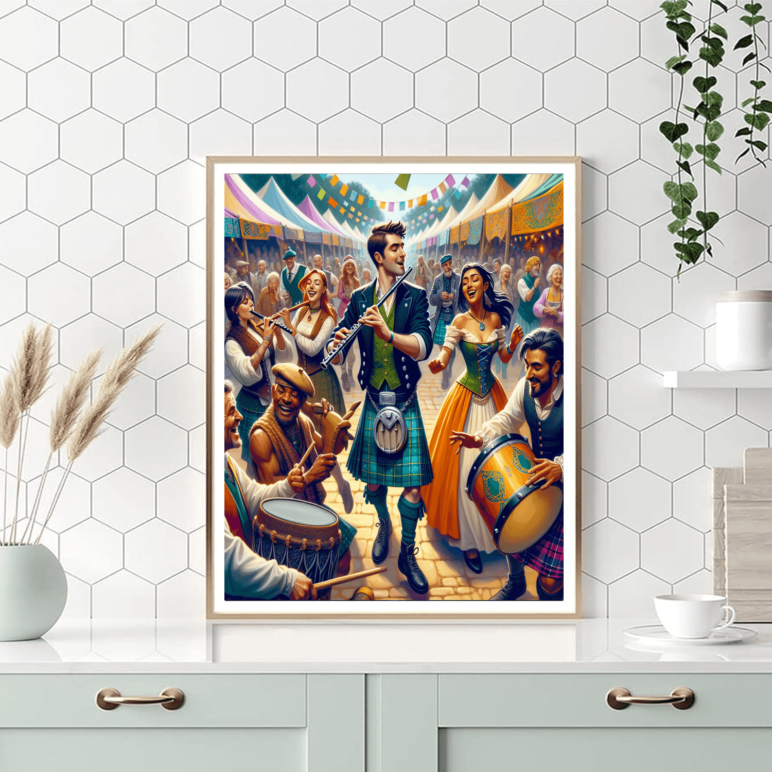 Celtic Festival - Usa Paint By Color