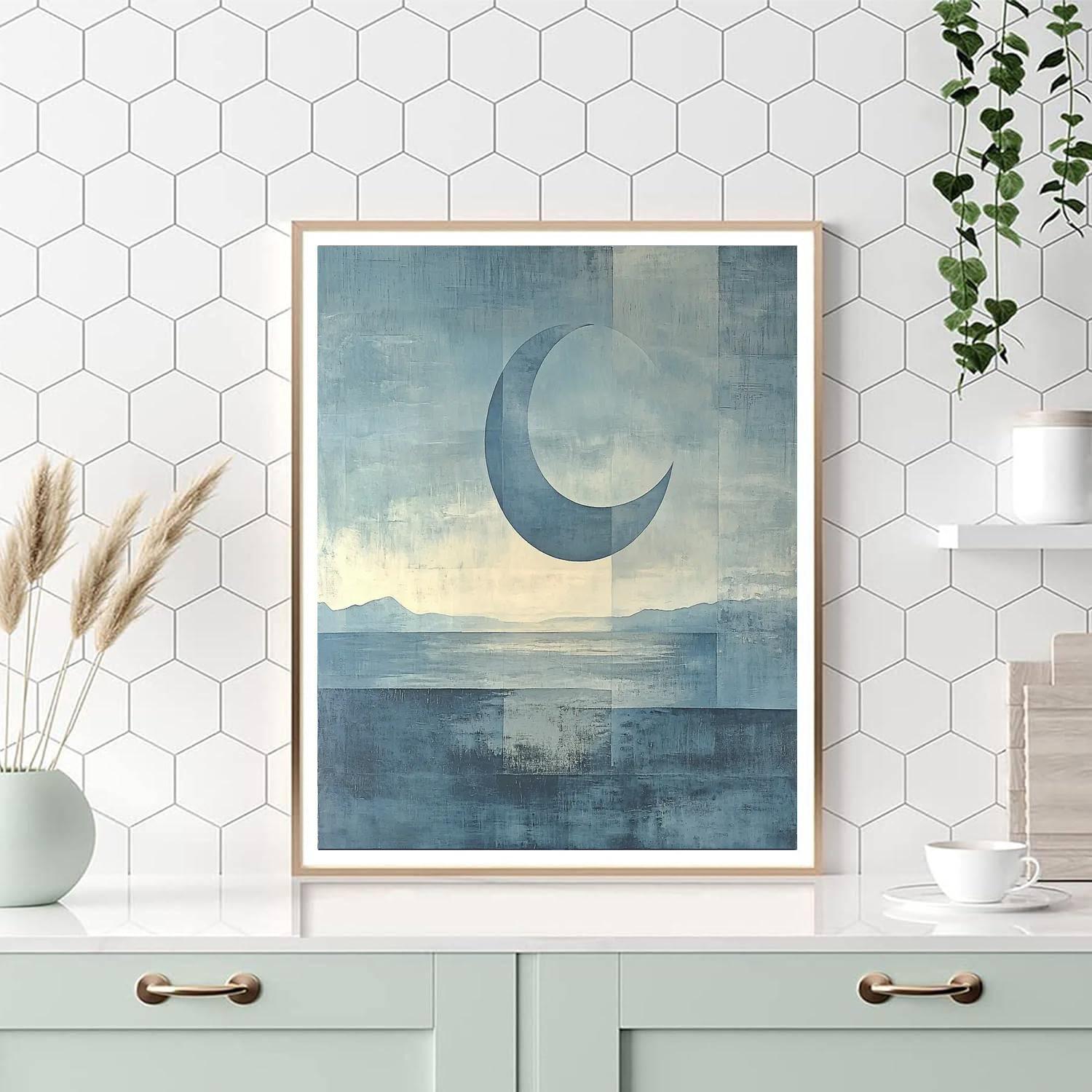 Max Ernst Inspired Lunar Visions  Paint By Numbers Art