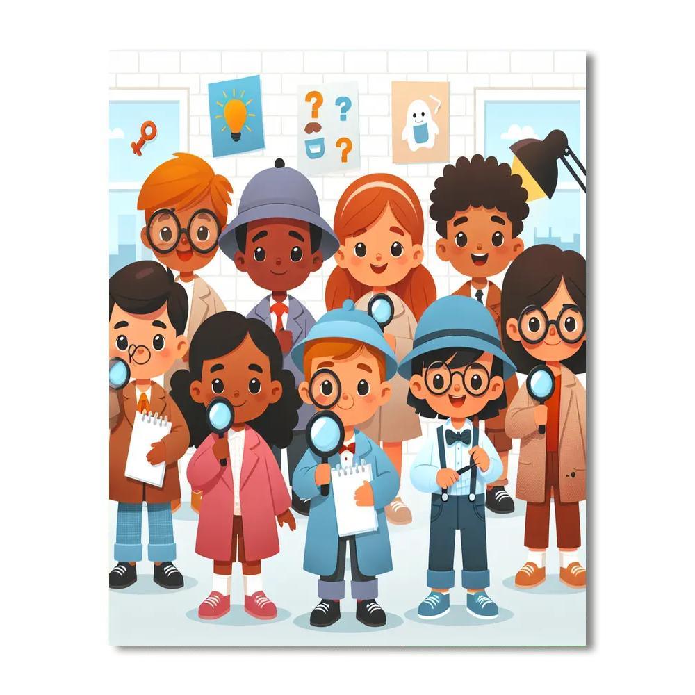 Daring Detective Agency Paint By Numbers Kits
