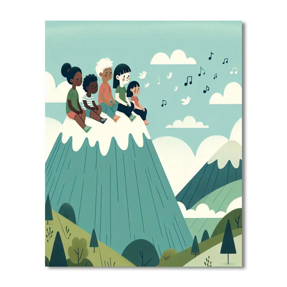 Mountain Melody Retreat Numbered Painting Kits