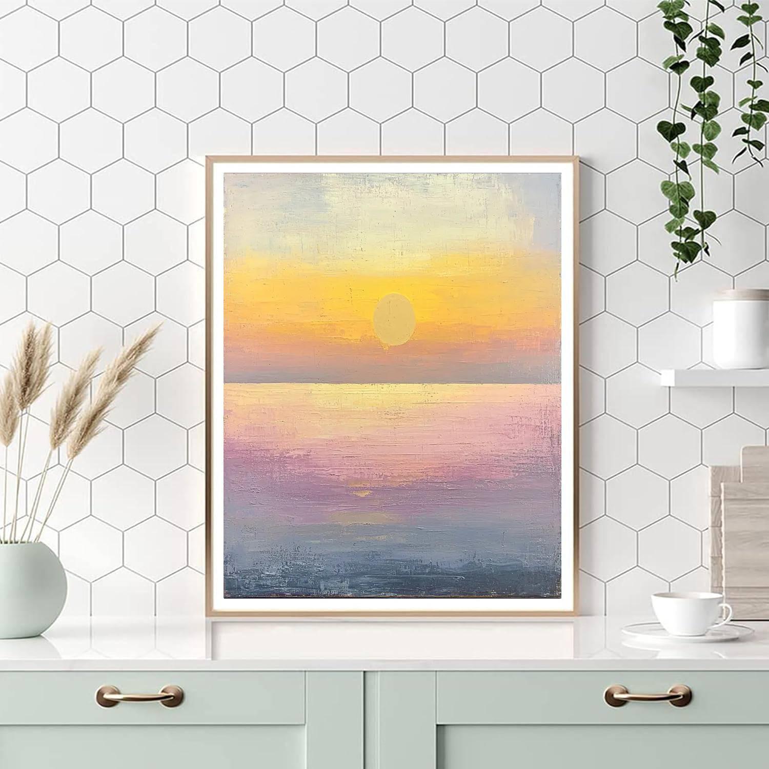 Leonardo Da Vinci Inspired Silent Sunrise  Paint By Numbers