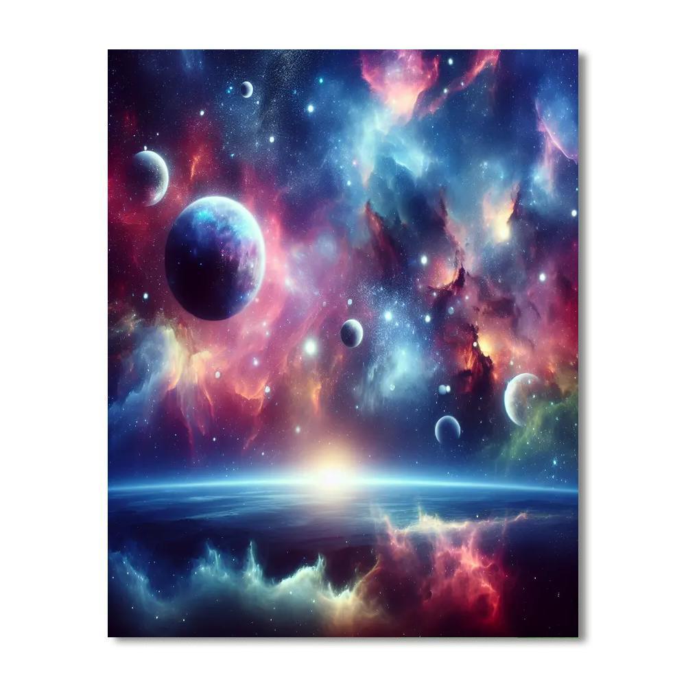 Galactic Wonder Exploration Painting By Numbers Kit