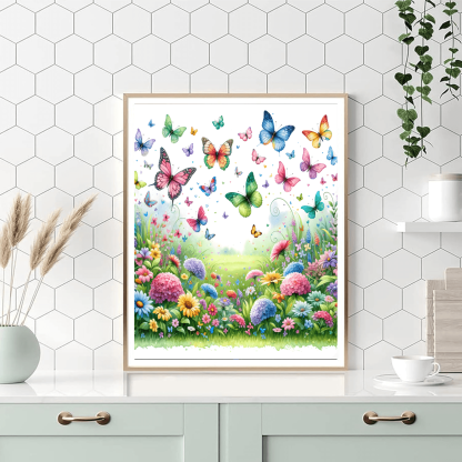 Garden Butterfly Quest Paint By Numbers Kits