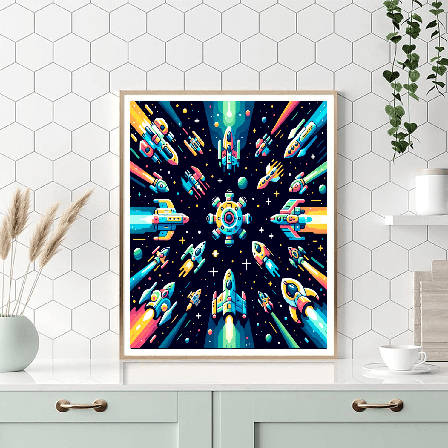 Galactic Battle Paint By Number