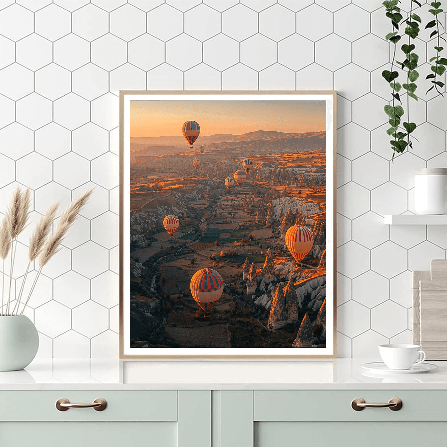 Cappadocia's Hot Air Balloons Paint By Numbers Kits