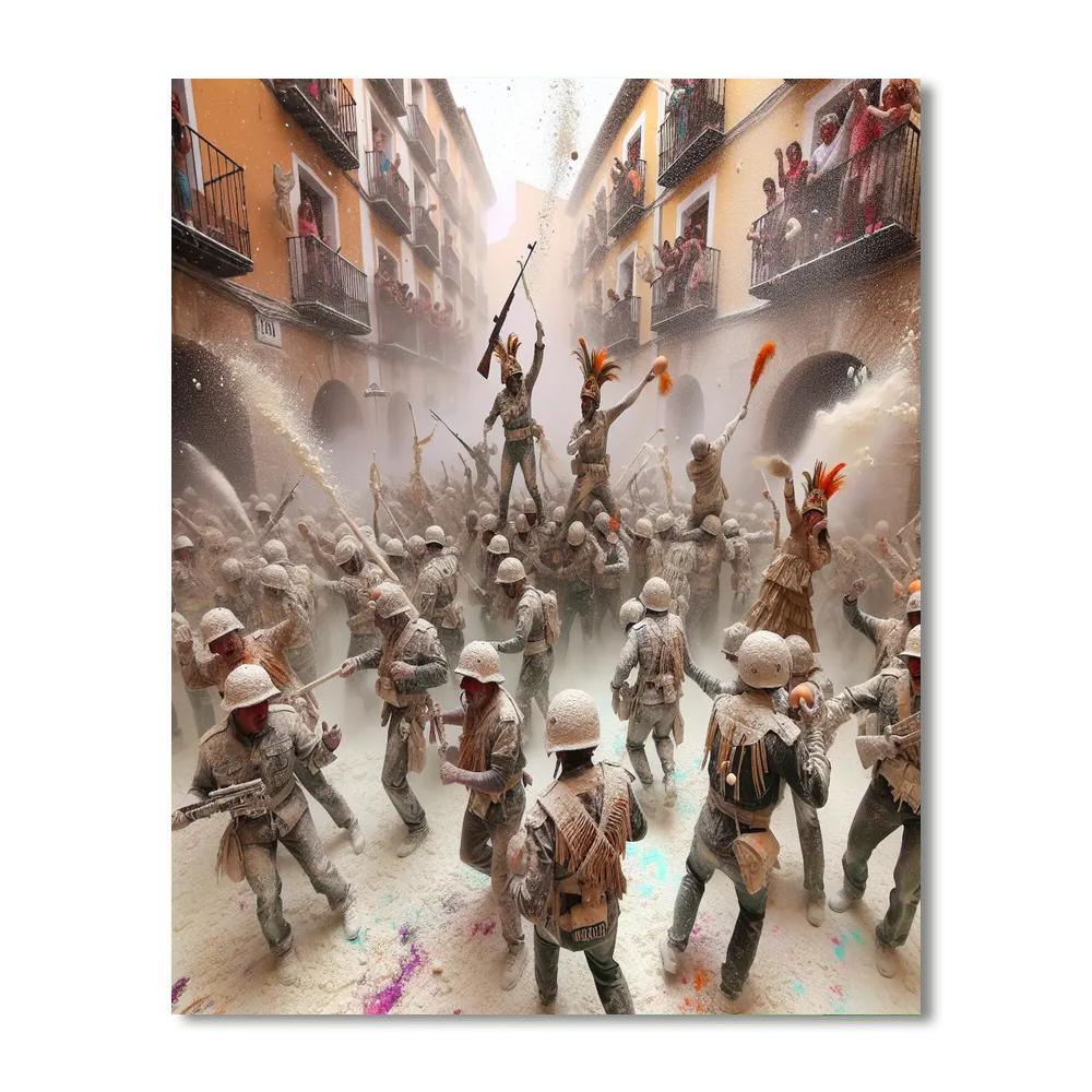 Els Enfarinats - Spain Paint By Numbers Art