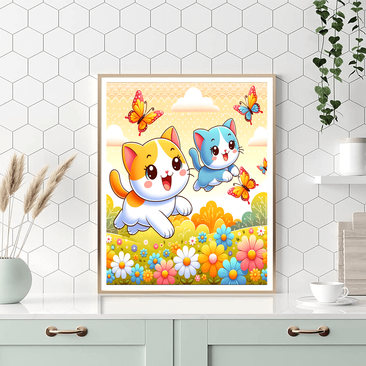 Whimsical Kittens Paint By Number