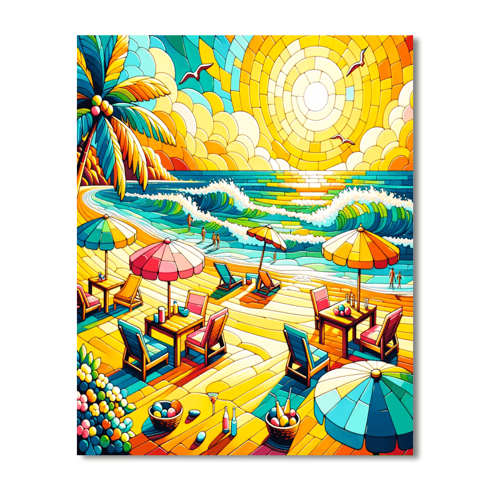 Breezy Summer Vibes Paint By Color