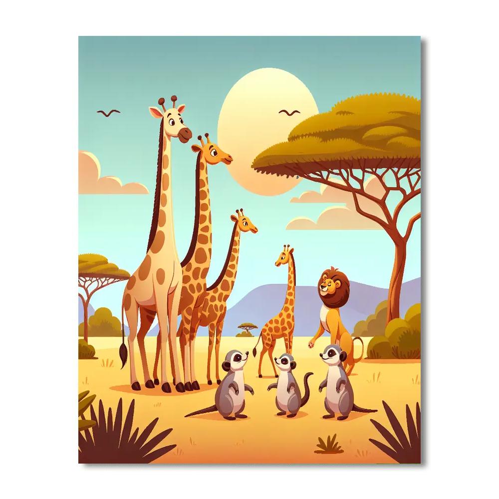 Safari Explorer Paint By Number
