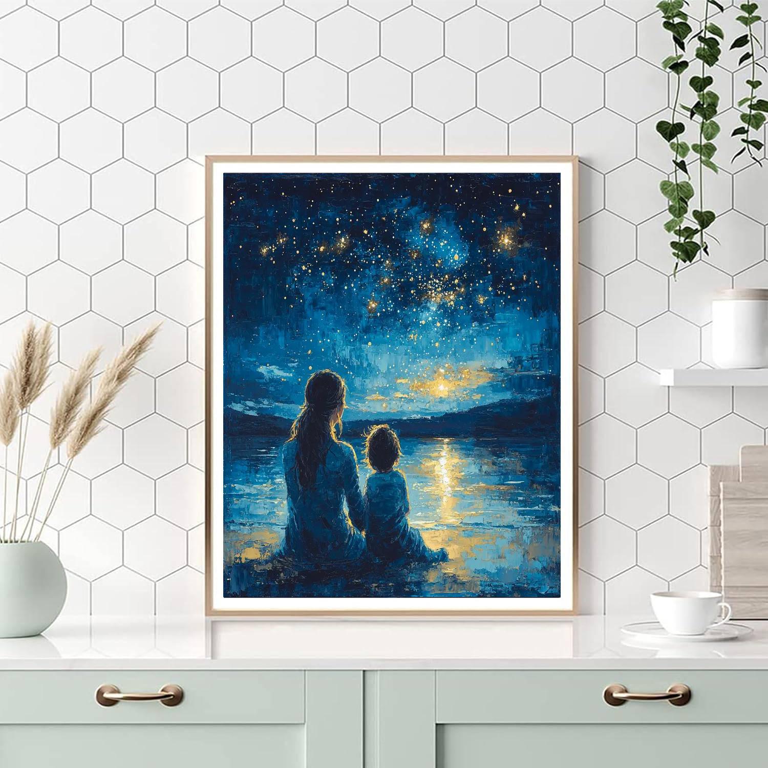 Moonlit Connections Paint By Color