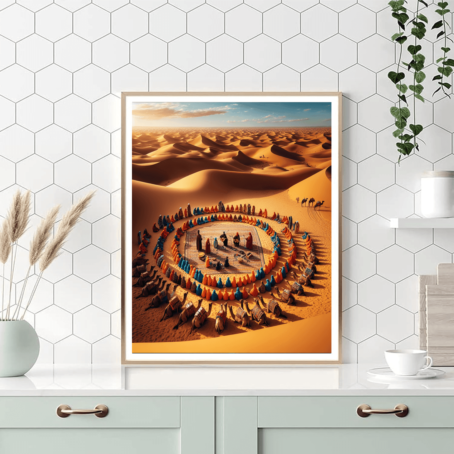 Festival Of The Desert - Morocco Number Painting